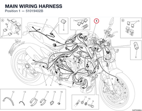 MAIN WIRING HARNESS 51019402B diagram position