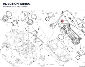 INJECTION WIRING 5101A841A diagram position