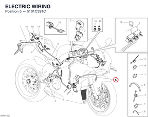 ELECTRIC WIRING 5101C391C diagram position