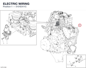 ELECTRIC WIRING 5101E411C diagram position