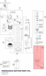 Diagram preview: MONOSHOCK BOTTOM PART CPL. (50181032S1)