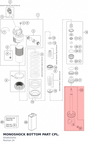 Diagram preview: MONOSHOCK BOTTOM PART CPL. (50181032S1)