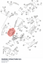 Diagram preview: FAIRING STRUCTURE R/S (90508004000)