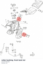 Diagram preview: collar bushing, front tank hol (C61007065000)