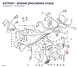 BATTERY - ENGINE GROUNDING CABLE