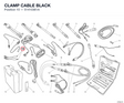 CLAMP CABLE BLACK