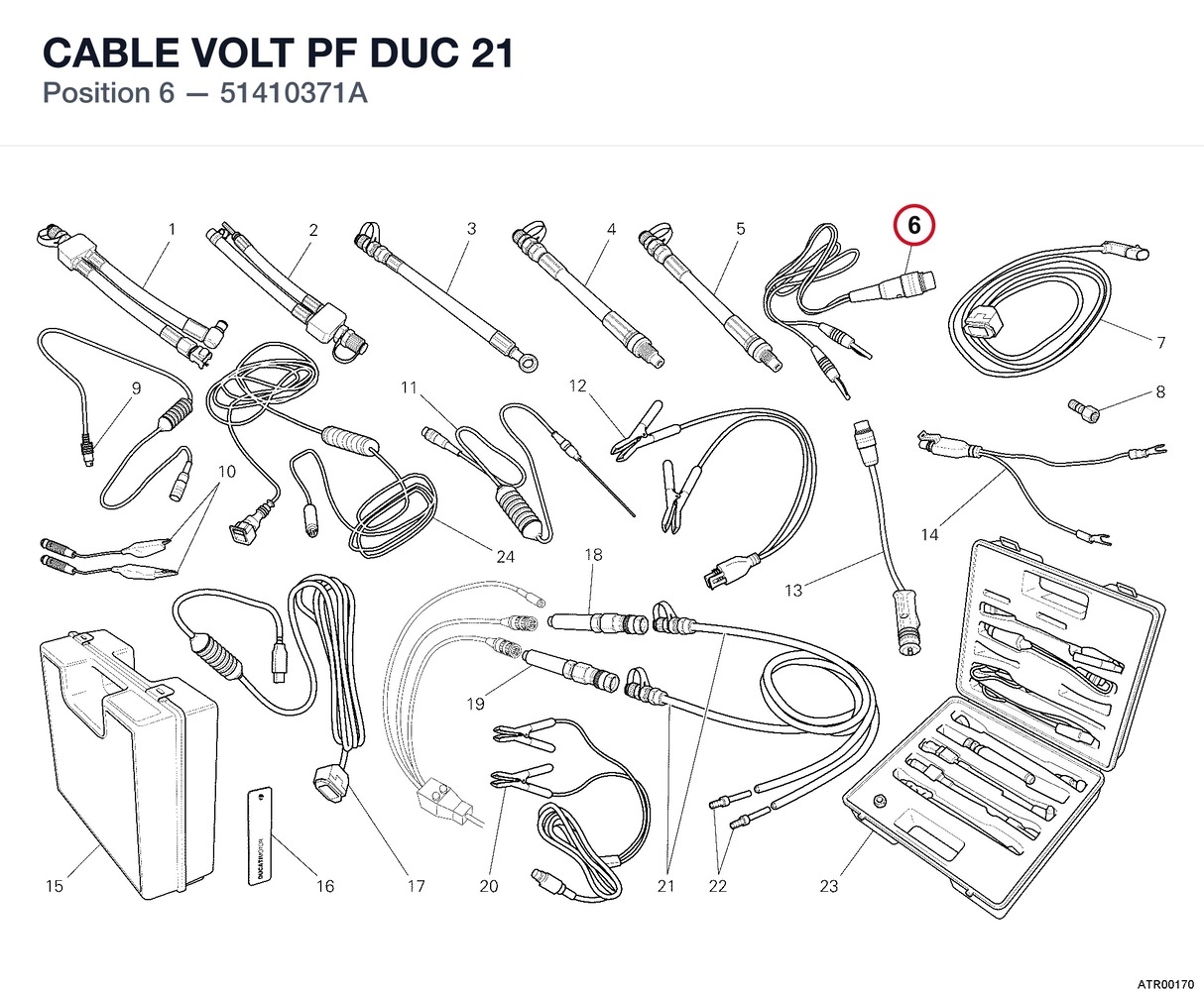CABLE VOLT PF DUC 21