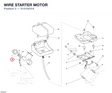 WIRE STARTER MOTOR