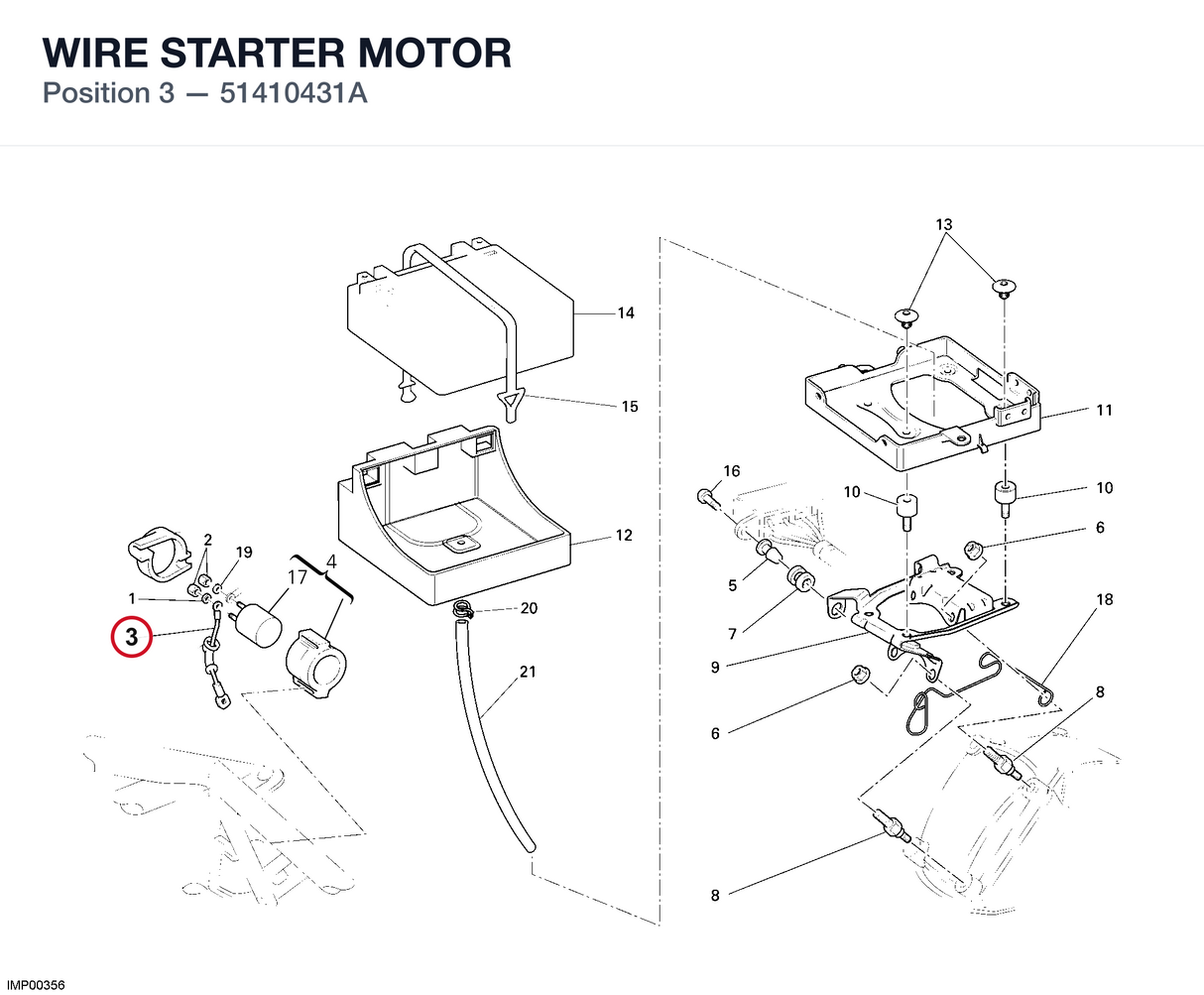 WIRE STARTER MOTOR