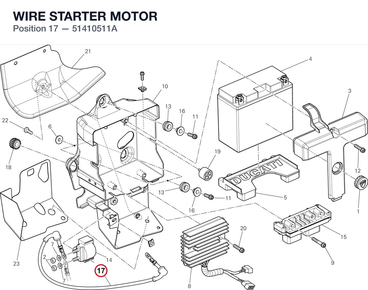 WIRE STARTER MOTOR