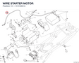 WIRE STARTER MOTOR 51410631A diagram position