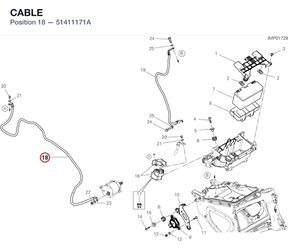 CABLE 51411171A diagram position