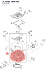 Diagram preview: CYLINDER HEAD CPL. (79236120044)
