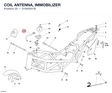 COIL ANTENNA, IMMOBILIZER 51840041B diagram position