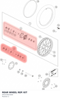 Diagram preview: REAR WHEEL REP. KIT (A41010015000)