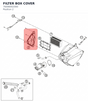 Diagram preview: FILTER BOX COVER (76006002000)