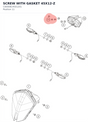 Diagram preview: SCREW WITH GASKET 45X12-Z (C0000814501201)