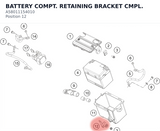 Diagram preview: BATTERY COMPT. RETAINING BRACKET CMPL. (A58011154010)
