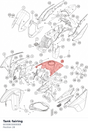 Diagram preview: Tank fairing (60308030000EB)