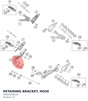Diagram preview: RETAINING BRACKET, HOSE (94603039020)