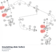 Diagram preview: Insulating disk 5x9x1 (0773705916)