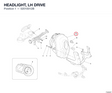HEADLIGHT, LH DRIVE