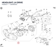 HEADLIGHT, LH DRIVE