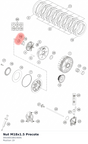 Diagram preview: Nut M18x1.5 Precote (0910001801400S)