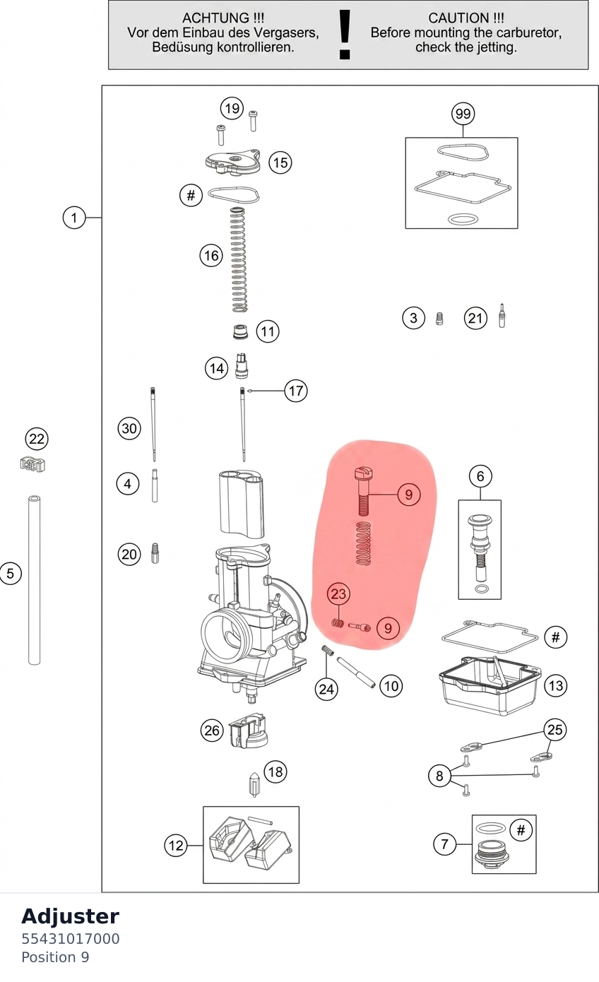 Diagram preview: Adjuster (55431017000)