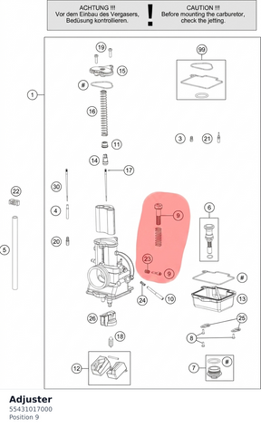 Diagram preview: Adjuster (55431017000)