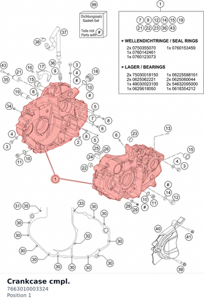 Diagram preview: Crankcase cmpl. (7663010003324)