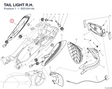 TAIL LIGHT R.H. 52510414A diagram position