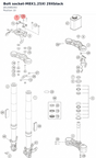 Diagram preview: Bolt socket-M8X1.25Xl 29Xblack (J912080293)