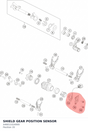 Diagram preview: SHIELD GEAR POSITION SENSOR (A46011024000)