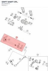 Diagram preview: SHIFT SHAFT CPL. (90134005033)