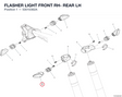 FLASHER LIGHT FRONT RH- REAR LH 53010362A diagram position