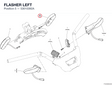 FLASHER LEFT 53010392A diagram position