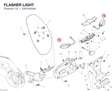FLASHER LIGHT 53010404A diagram position