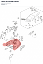 Diagram preview: TANK ASSEMBLY FUEL (A60107013000CA)