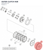 Diagram preview: OUTER CLUTCH HUB (90632001133)