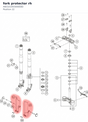 Diagram preview: fork protector rh (A60101093000EBD)