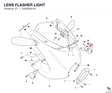 LENS FLASHER LIGHT 53240051A diagram position