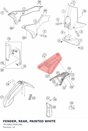 Diagram preview: FENDER, REAR, PAINTED WHITE (7670801300028A)