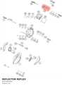 Diagram preview: REFLECTOR REFLEX (96314045000)