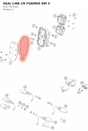 Diagram preview: SEAL LINE CR FOAMED DM 3 (X1077001050)