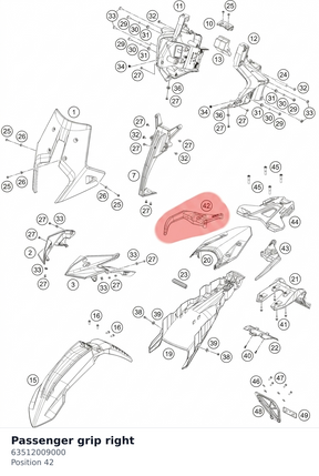 Diagram preview: Passenger grip right (63512009000)