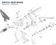 SWITCH, REAR BRAKE 53920421C diagram position