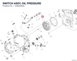 SWITCH ASSY, OIL PRESSURE 53940302A diagram position