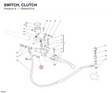 SWITCH, CLUTCH 53940431A diagram position