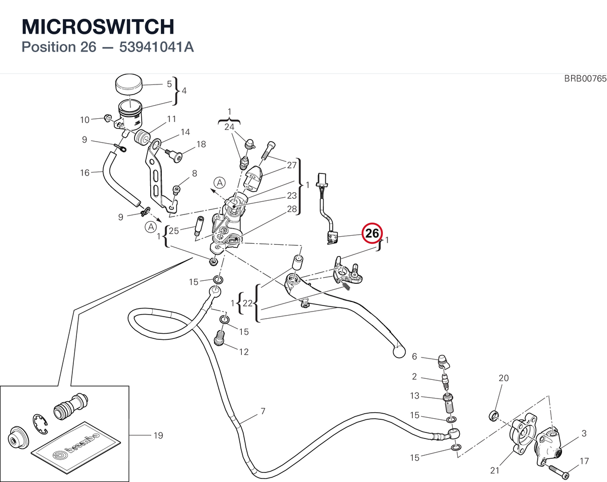 MICROSWITCH 53941041A diagram position